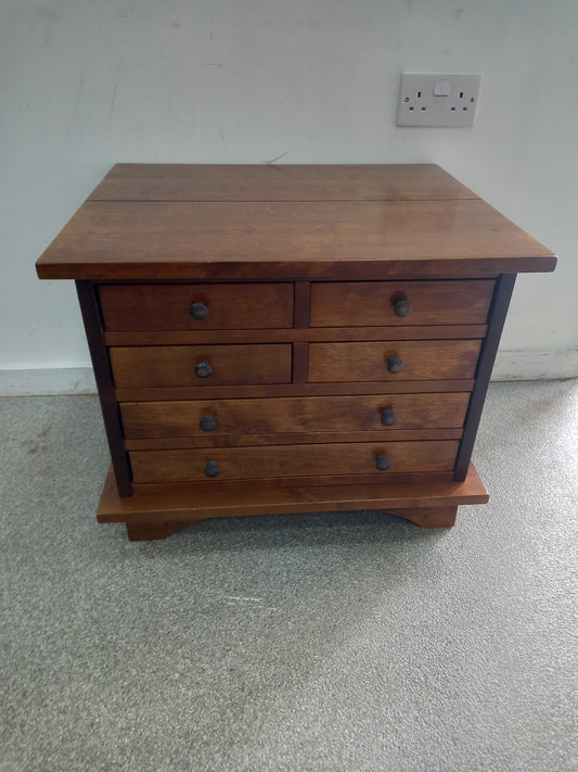 Laura Ashley 6 Drawer Lamp Table (160917)