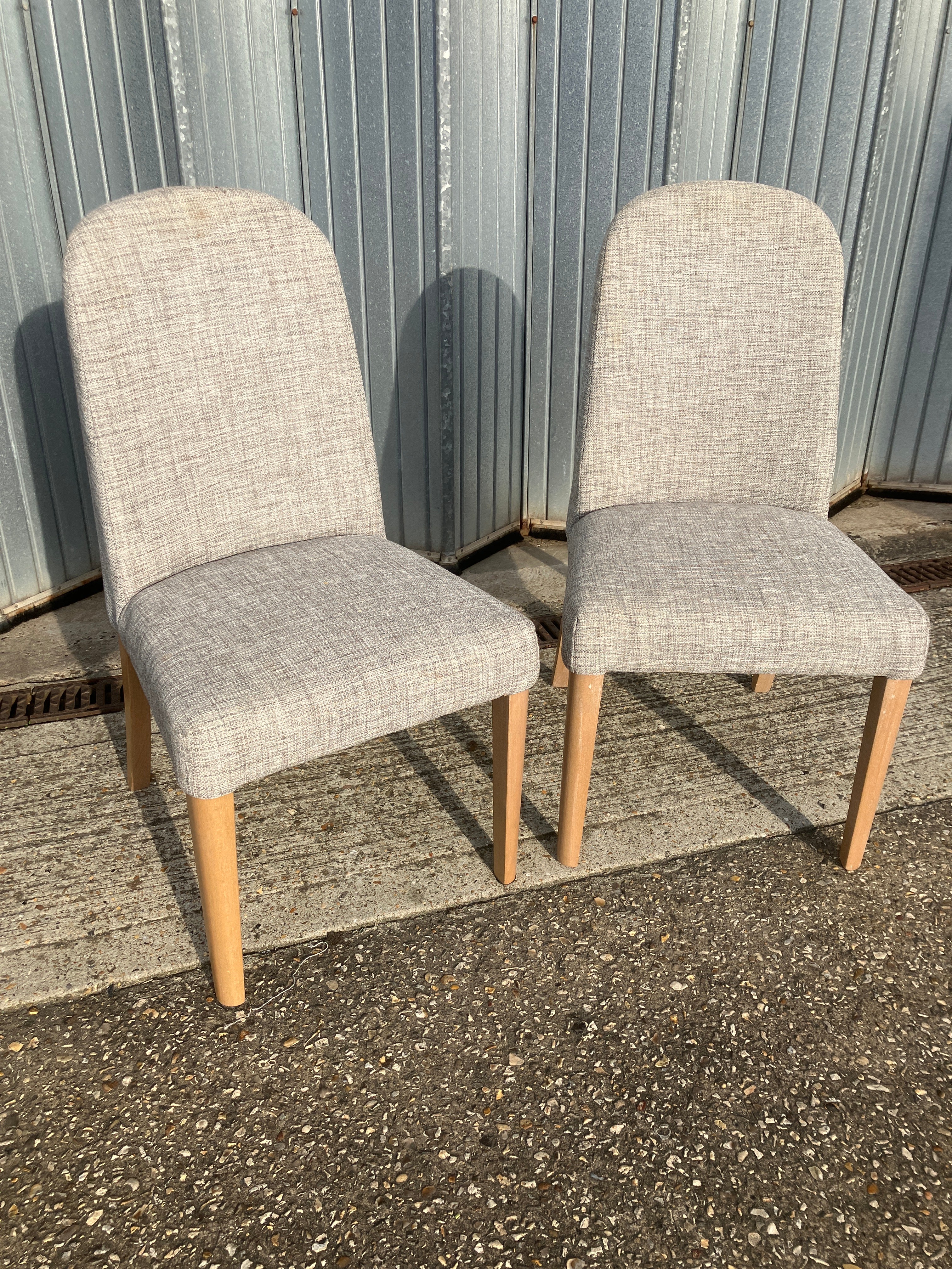Lars Dining Chairs (Oak FurnitureLand) (241006)x2