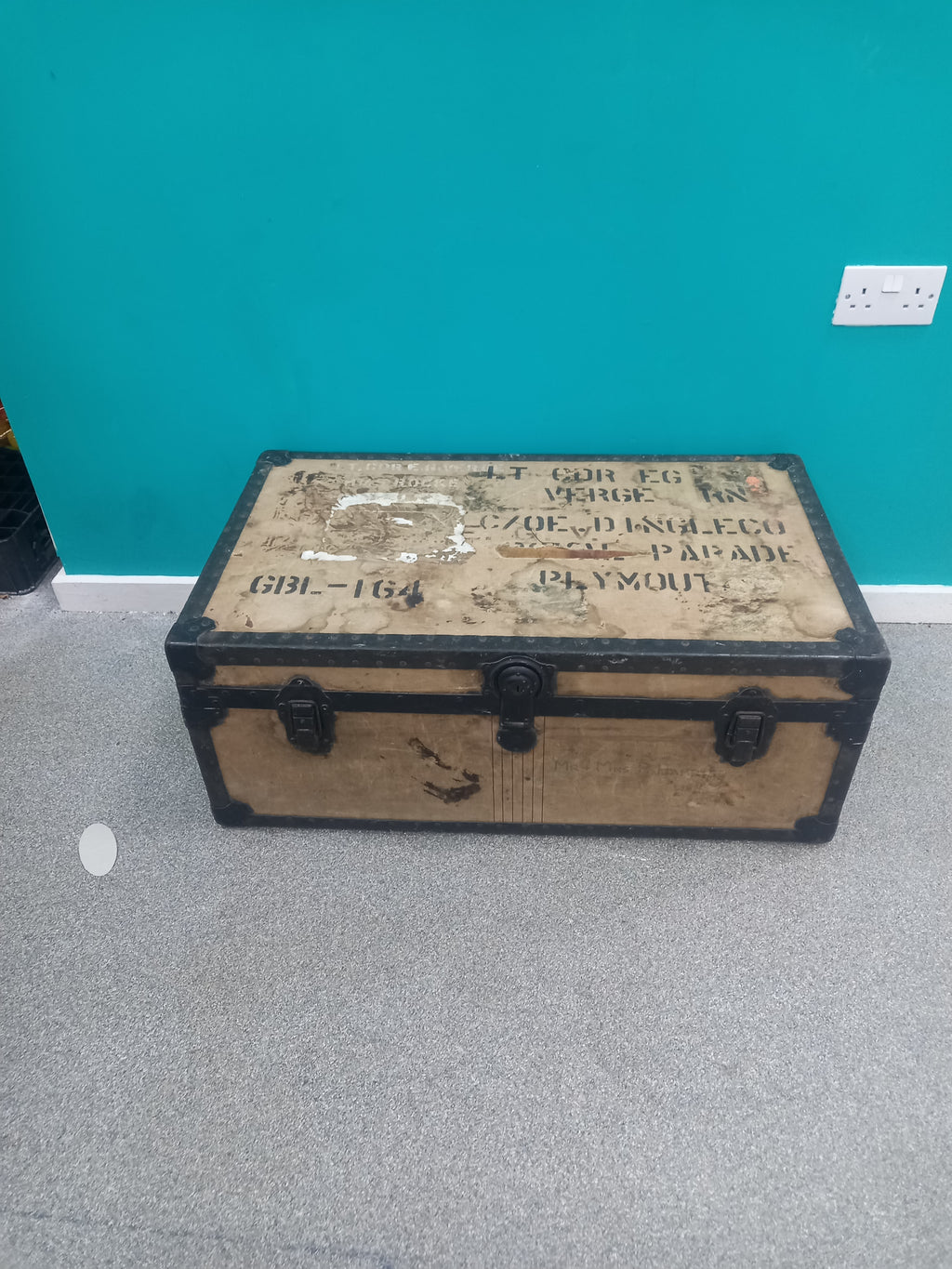 Ww2 british navy Officer's Trunk (09062601)