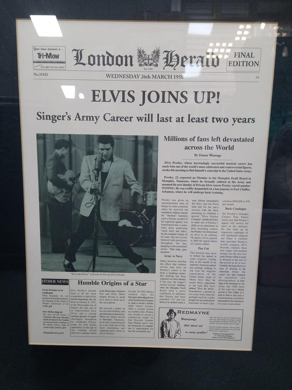 Elvis News Print (04062601)