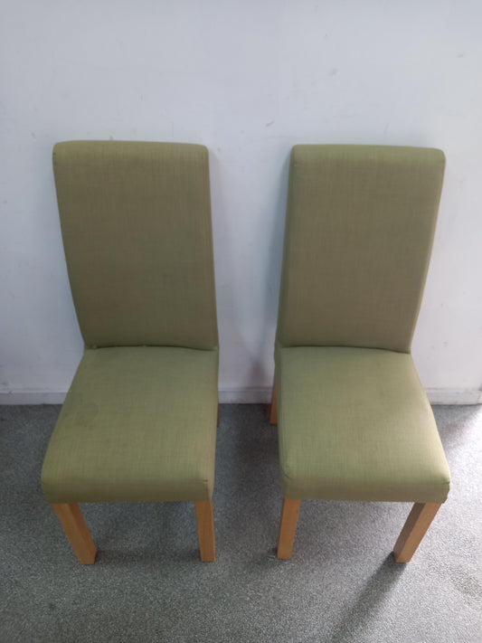 Green Dinning Chair ×2 (211009) ga3612