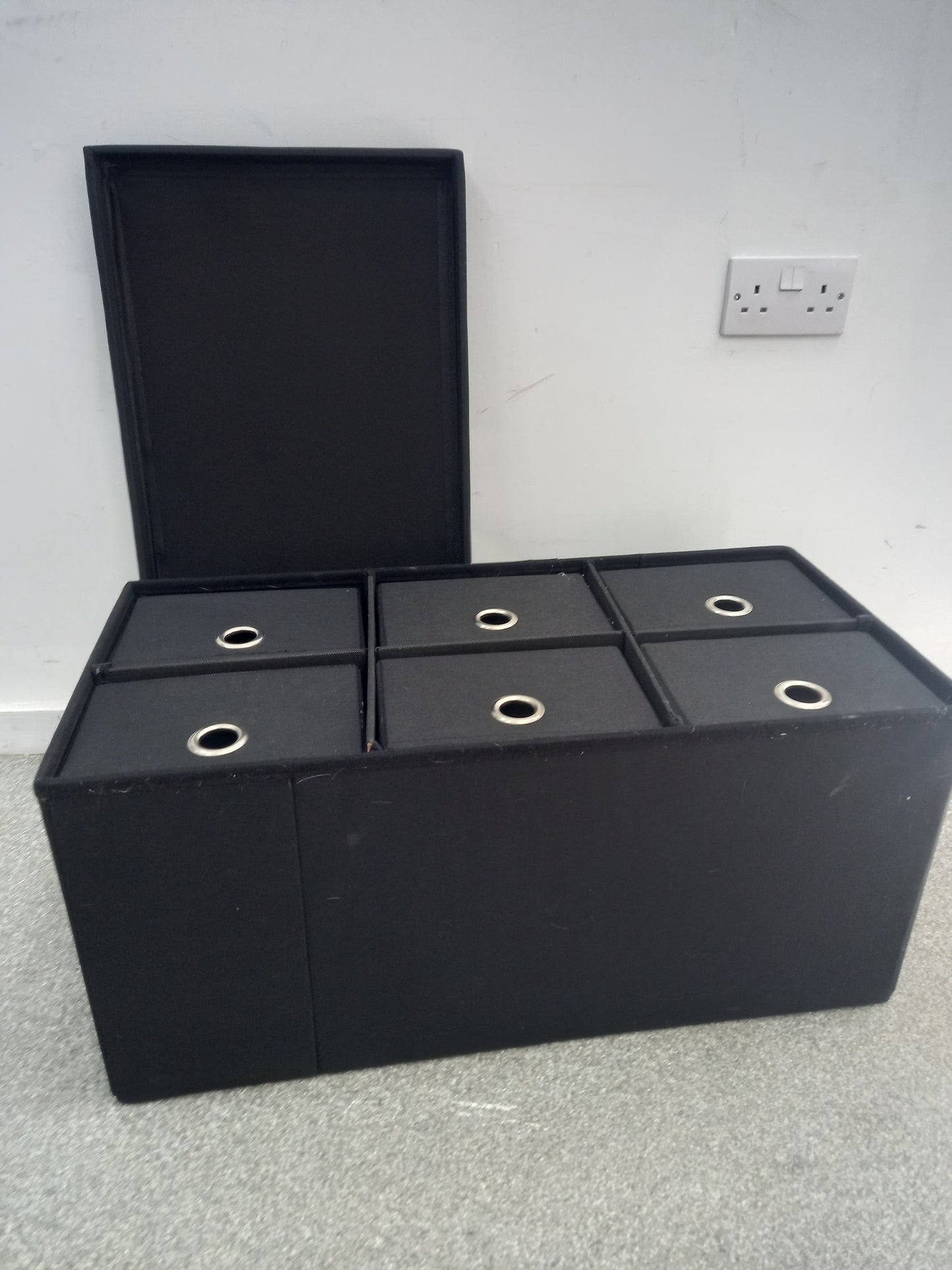 Folding Storage Ottoman (060609)