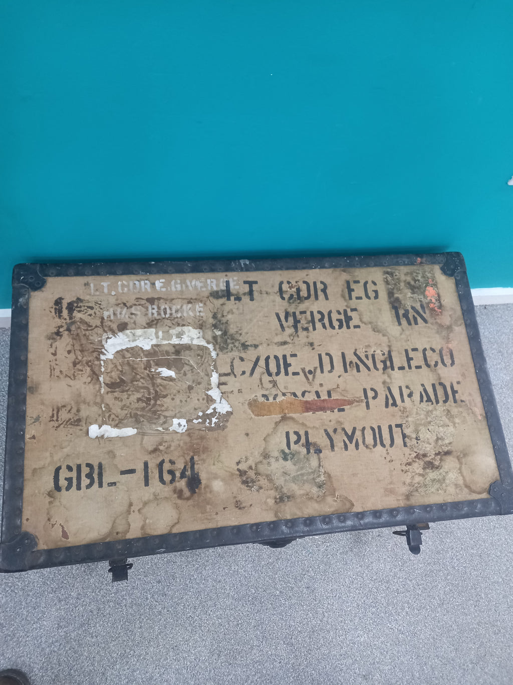 Ww2 british navy Officer's Trunk (09062601)