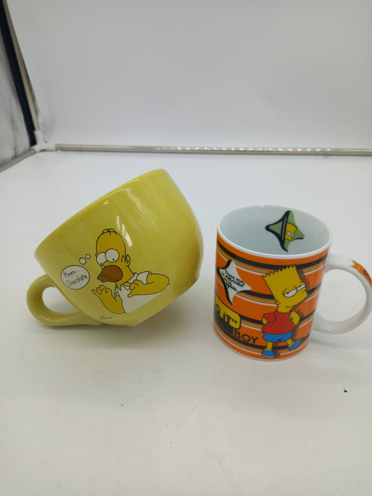 Early 2000 Simpson Mugs (D)