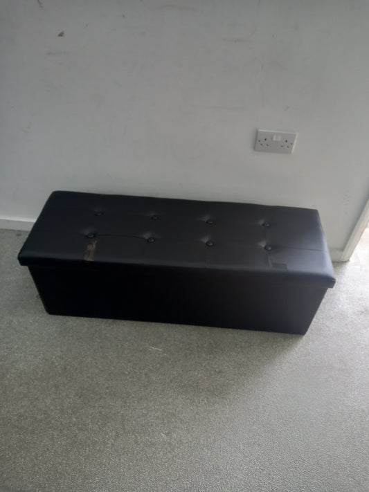 Leather Ottoman (060610)